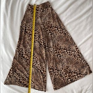 Cheetah Wide Leg Pants